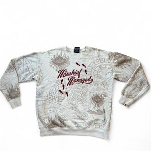 Harry Potter Mischief Managed Cream Sweater